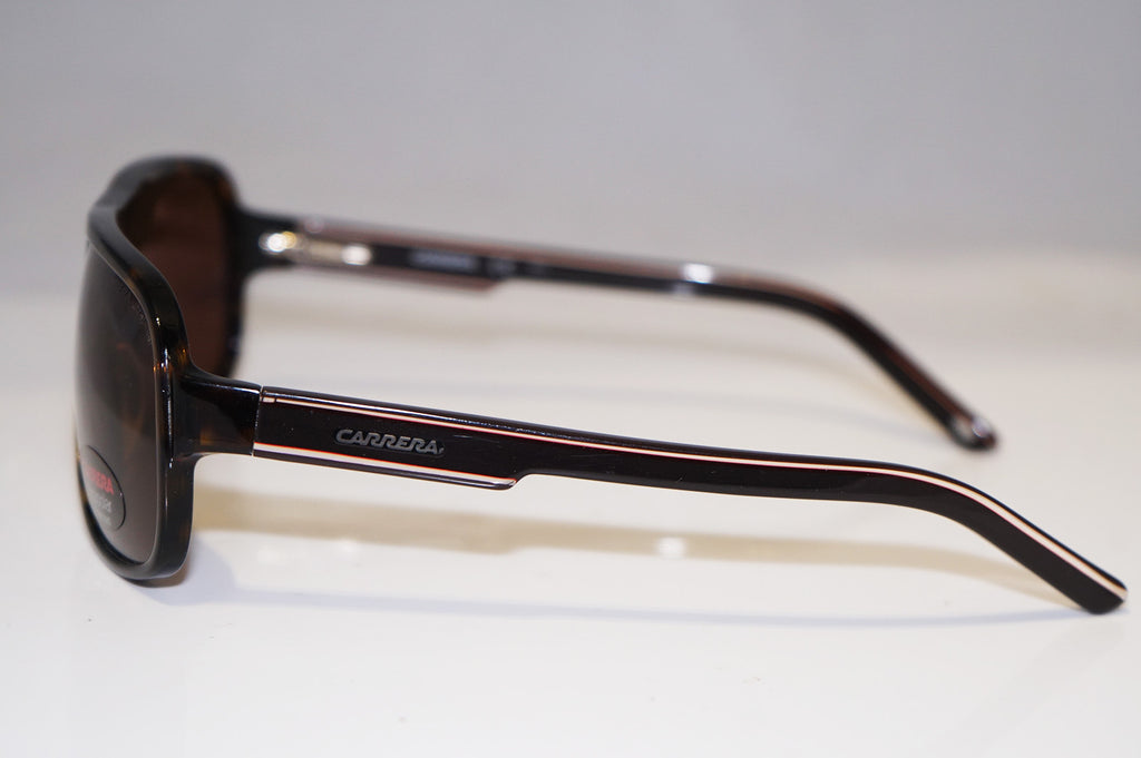 CARRERA Mens Designer Polarized Sunglasses Brown Wrap 7005 DR9RS 15509