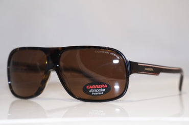 CARRERA Mens Designer Polarized Sunglasses Brown Wrap 7005 DR9RS 15509