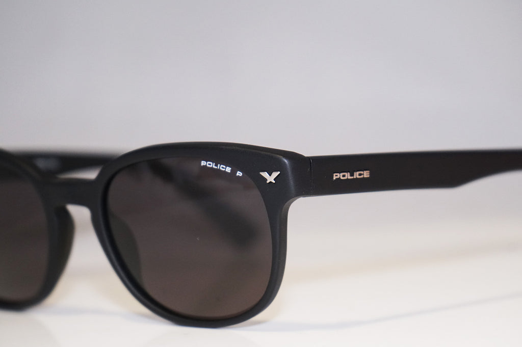 POLICE Mens Designer Polarized Sunglasses Black Master 4 SPL 143 COL 703P 15508
