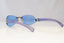 CHANEL Womens Boxed Vintage Designer Sunglasses Blue Rectangle 4037 168/72 20569