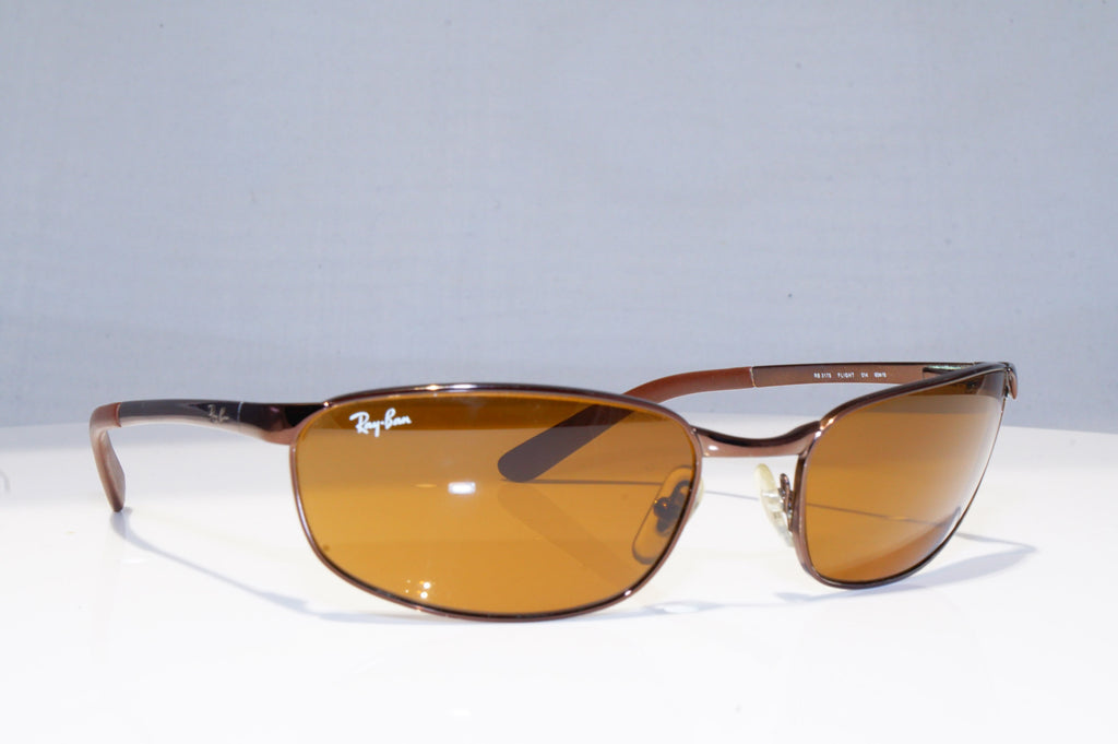 RAY-BAN Mens Vintage 1990 Designer Sunglasses Brown FLIGHT RB 3175 014 18890