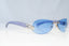 CHANEL Womens Boxed Vintage Designer Sunglasses Blue Rectangle 4037 168/72 20569