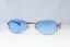 CHANEL Womens Boxed Vintage Designer Sunglasses Blue Rectangle 4037 168/72 20569