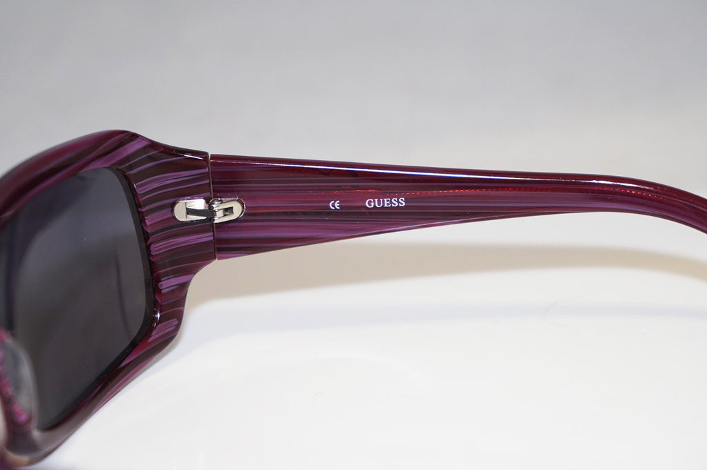 GUESS Womens Designer Sunglasses Purple Rectangle GU 6405 PURHRN-3 15430