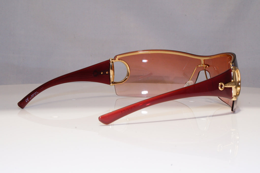 GUCCI Womens Designer Sunglasses Burgundy Shield GG 2712 Z7T 22180
