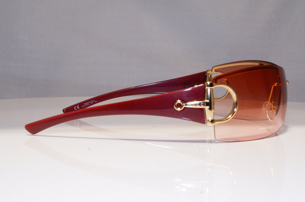 GUCCI Womens Designer Sunglasses Burgundy Shield GG 2712 Z7T 22180