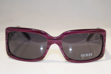 GUESS Womens Designer Sunglasses Purple Rectangle GU 6405 PURHRN-3 15430