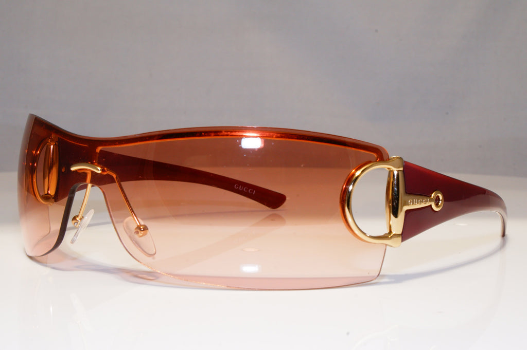 GUCCI Womens Designer Sunglasses Burgundy Shield GG 2712 Z7T 22180
