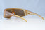 GUCCI Mens Vintage 1990 Designer Sunglasses Brown Shield GG 1421 586 20523