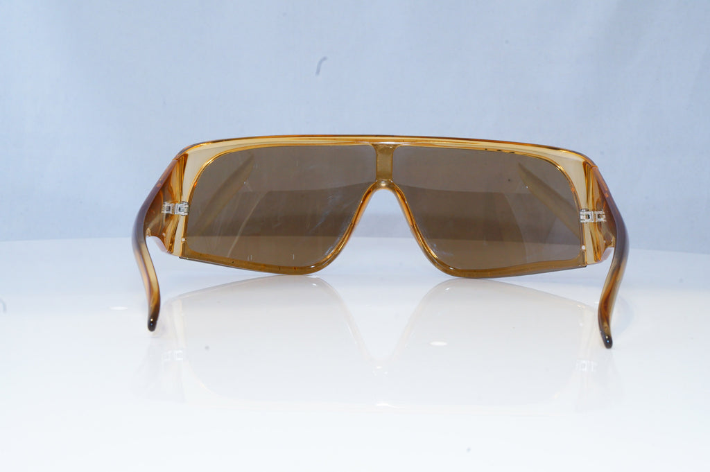 GUCCI Mens Vintage 1990 Designer Sunglasses Brown Shield GG 1421 586 20523