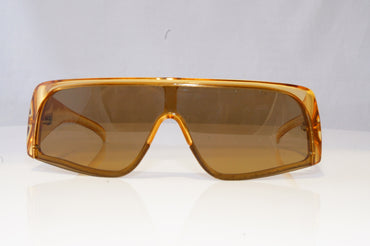 GUCCI Mens Vintage 1990 Designer Sunglasses Brown Shield GG 1421 586 20523