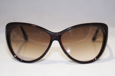 TOM FORD Womens Designer Sunglasses Brown Cat Eye MALIN TF230 52F 14921