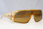 GUCCI Mens Vintage 1990 Designer Sunglasses Brown Shield GG 1421 586 20523