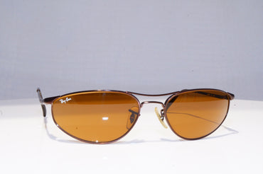 RAY-BAN Mens Designer Sunglasses Brown Wrap RB 3131 012 18880