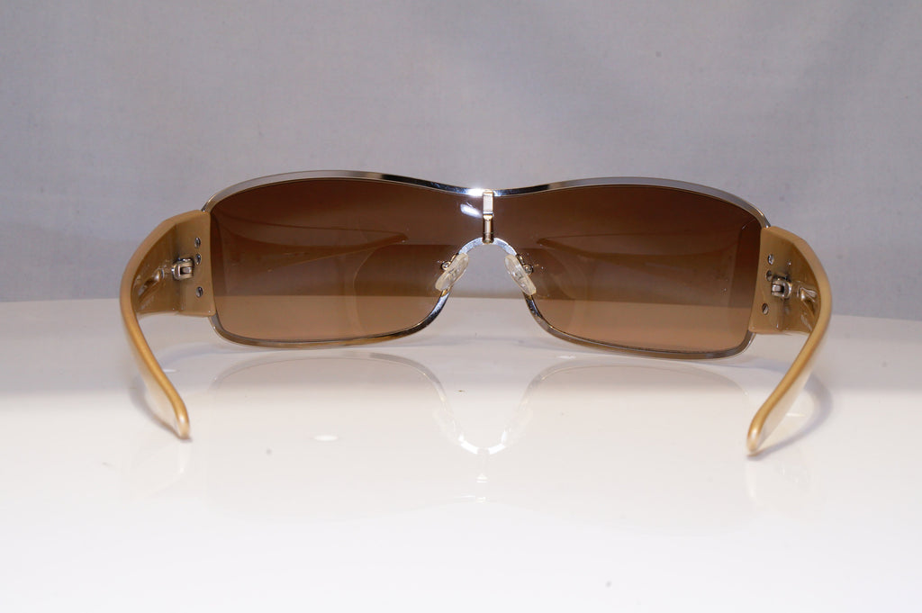 PRADA Mens Womens Unisex Designer Sunglasses Silver Shield SPR 56H 1BC-6S1 22169