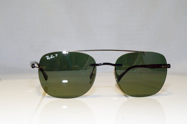 RAY-BAN Mens Polarized Designer Sunglasses Black Rectangle RB 4280 601/9A 17735