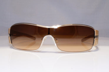 PRADA Mens Womens Unisex Designer Sunglasses Silver Shield SPR 56H 1BC-6S1 22169