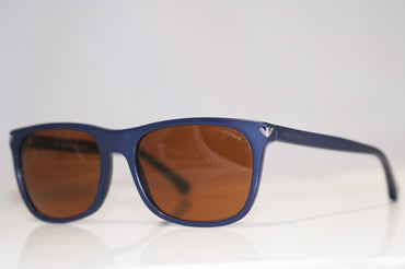 EMPORIO ARMANI Mens Designer Sunglasses Blue Square EA 4056 5452/73 14976