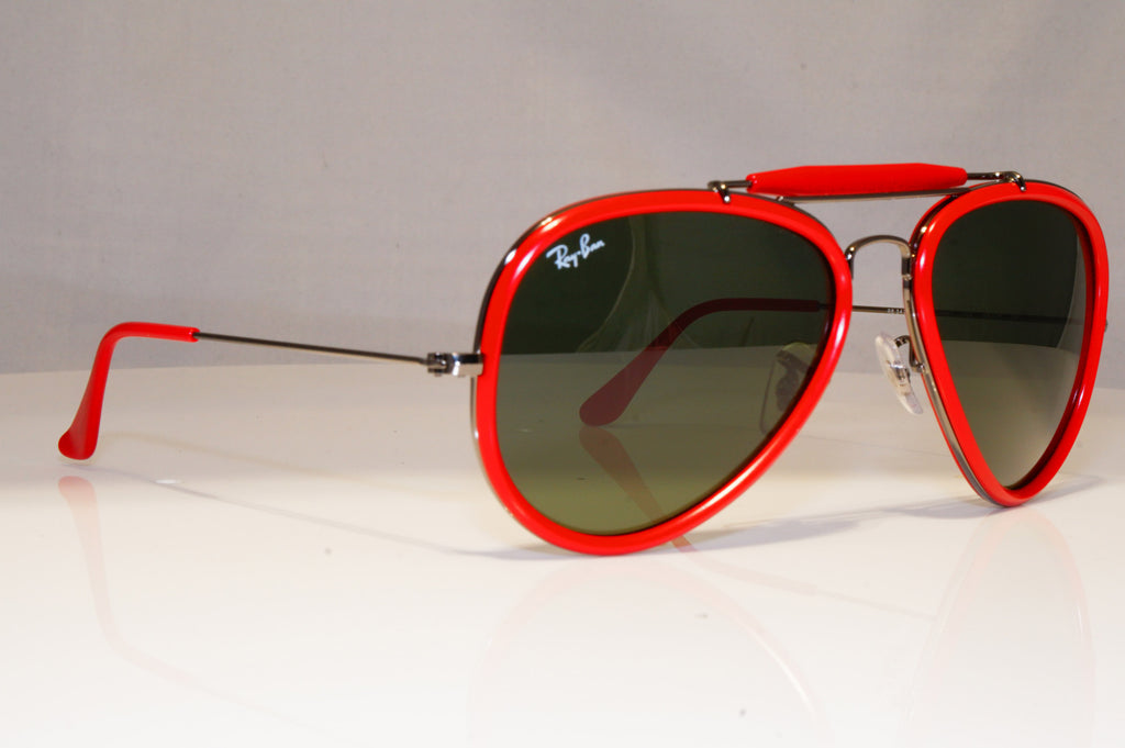 RAY-BAN Mens Womens Sunglasses Red Pilot ROAD SPIRIT NEW RB 3428 004 22158