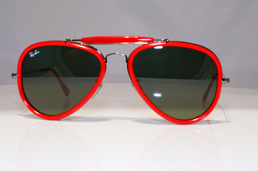 RAY-BAN Mens Womens Sunglasses Red Pilot ROAD SPIRIT NEW RB 3428 004 22158