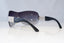 BVLGARI Womens Diamante Designer Sunglasses Black Shield 6030 102/8G 20408