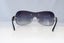 BVLGARI Womens Diamante Designer Sunglasses Black Shield 6030 102/8G 20408