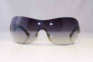 BVLGARI Womens Diamante Designer Sunglasses Black Shield 6030 102/8G 20408