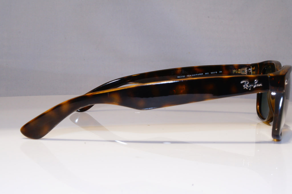 RAY-BAN Mens Womens Sunglasses Brown Rectangle NEW WAYFARER RB 2132 902 22530