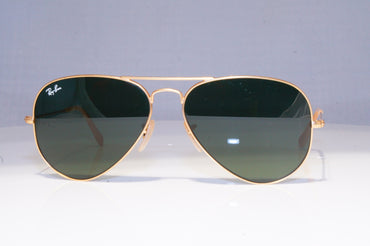 RAY-BAN Mens Designer Sunglasses Gold Pilot RB 3025 112/85 19402