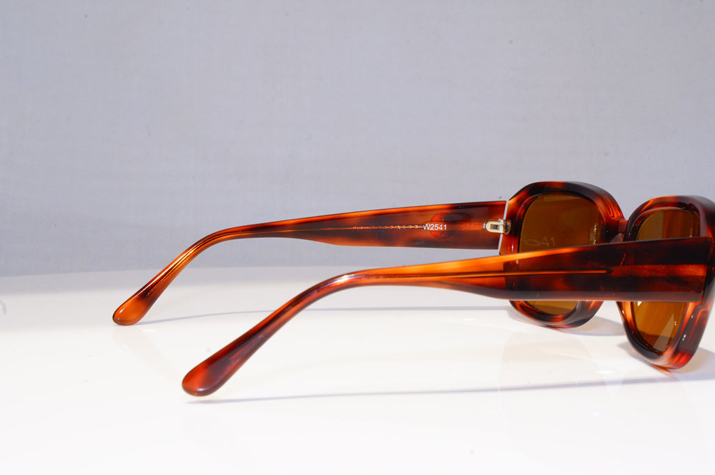 RAY-BAN Mens Vintage 1990 Designer Sunglasses Brown Rectangle W2541 BRN 18893