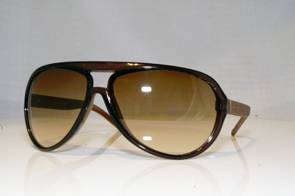 GUCCI Mens Designer Sunglasses Brown Aviator GG 1639 UYCS1 17810