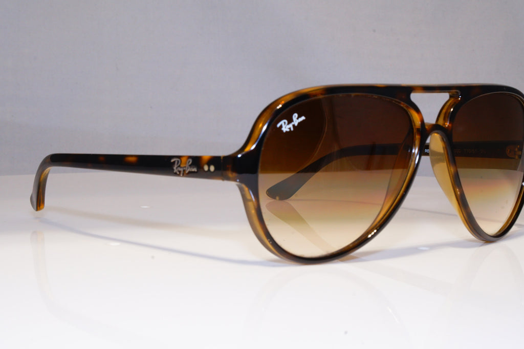 RAY-BAN Mens Womens Sunglasses Brown Pilot CATS 5000 RB 4125 710/51 22525