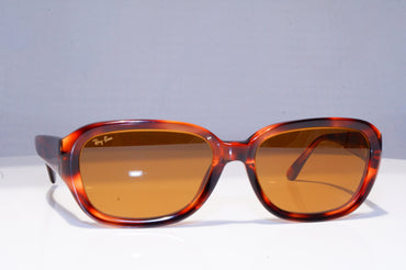 RAY-BAN Mens Vintage 1990 Designer Sunglasses Brown Rectangle W2541 BRN 18893