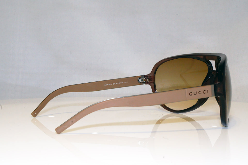 GUCCI Mens Designer Sunglasses Brown Aviator GG 1639 UYCS1 17810