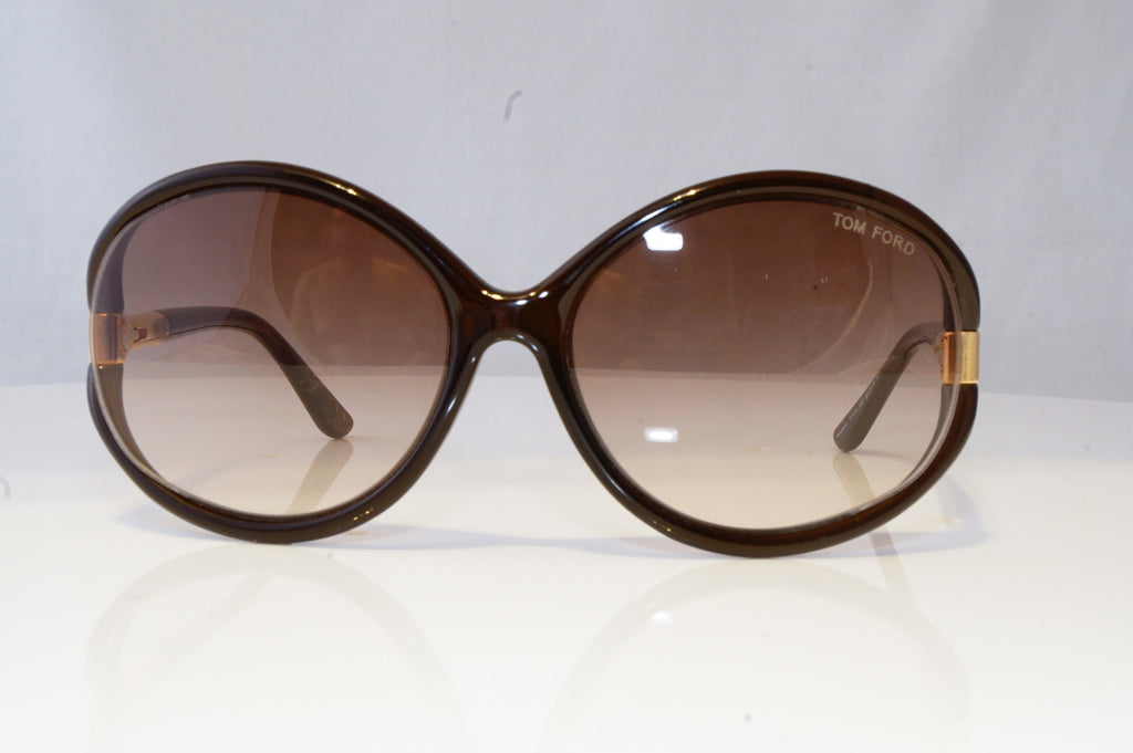 TOM FORD Womens Designer Sunglasses Brown Butterfly Sandrine TF 124 48F 20406