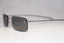 GUCCI Vintage Mens Designer Sunglasses Silver Rectangle GG 1715 6LBCE 15477