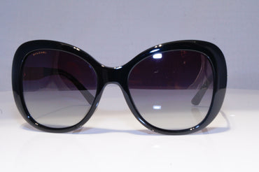 BVLGARI Womens Diamante Designer Sunglasses Black Butterfly 8199 501/8G 19576