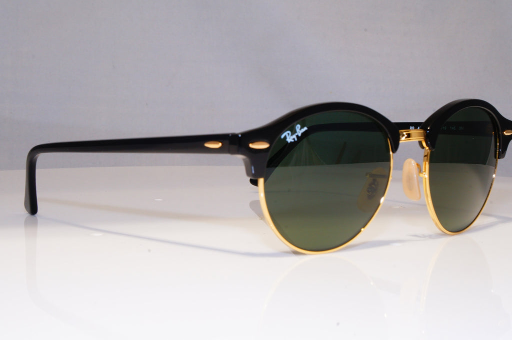 RAY-BAN Mens Womens Designer Sunglasses Black Round CLUBROUND RB 4246 901 22528