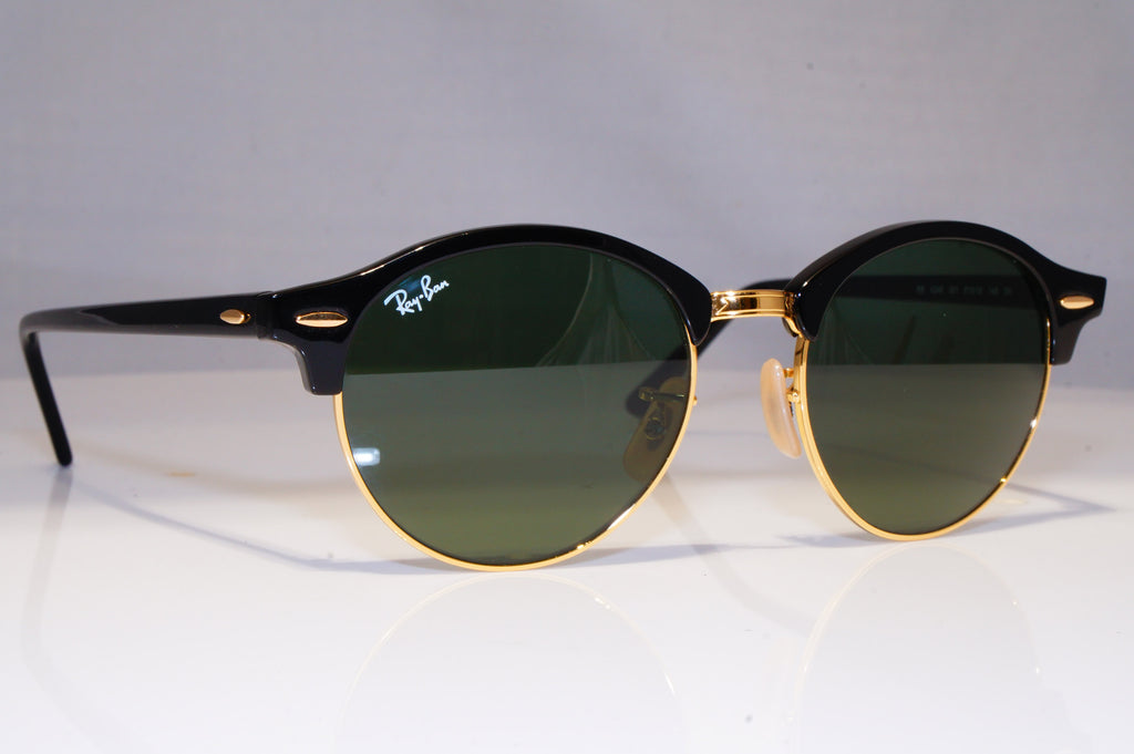 RAY-BAN Mens Womens Designer Sunglasses Black Round CLUBROUND RB 4246 901 22528