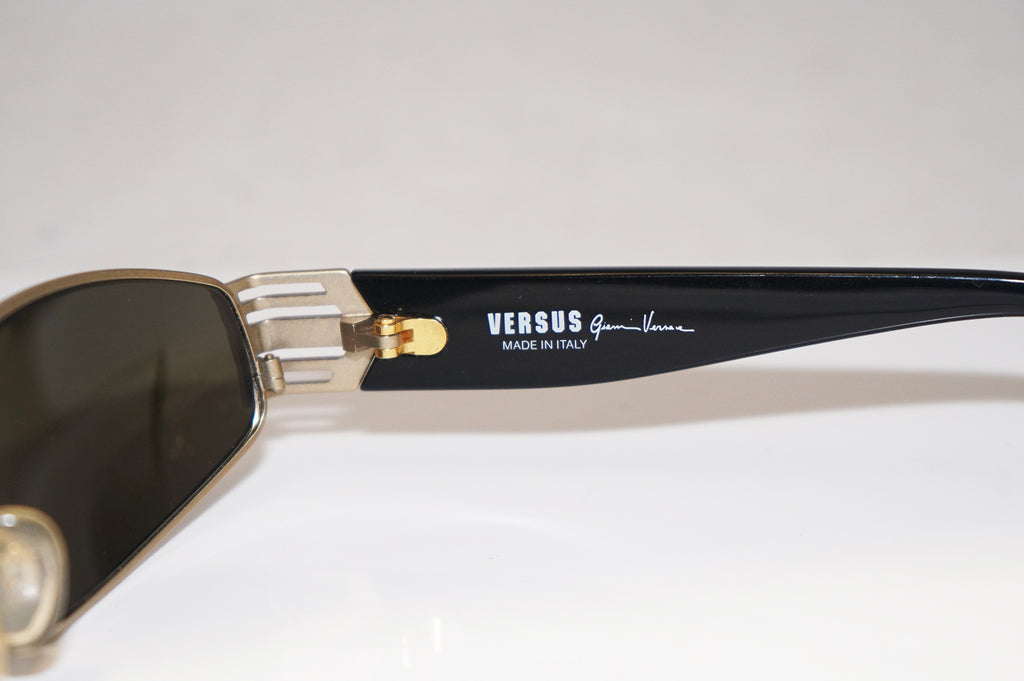 VERSUS VERSACE 1990 Vintage Mens Designer Sunglasses Gold MOD F38 COL 86M 14990