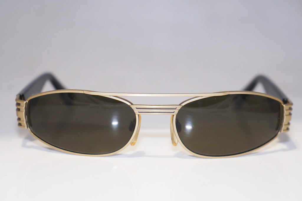 VERSUS VERSACE 1990 Vintage Mens Designer Sunglasses Gold MOD F38 COL 86M 14990