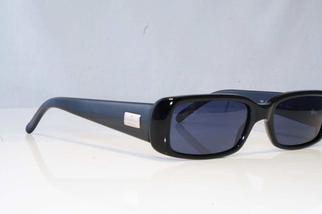 GUCCI Mens Vintage 1990 Designer Sunglasses Black Rectangle GG 2450 807 20571