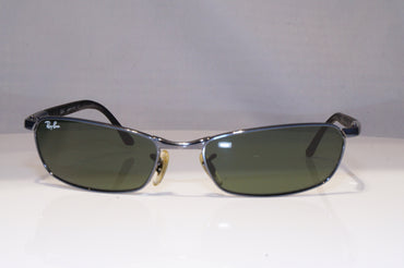 RAY-BAN Mens Vintage 1990 Designer Sunglasses Grey Rectangle RB 3299 015 22529