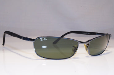 RAY-BAN Mens Vintage 1990 Designer Sunglasses Grey Rectangle RB 3299 015 22529