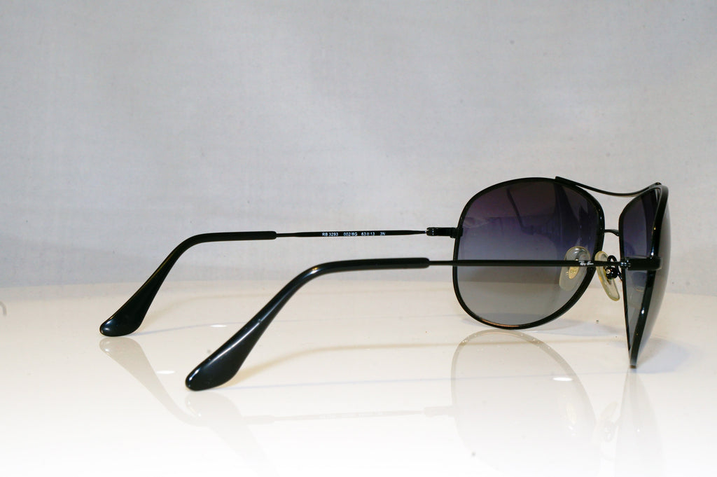 RAY-BAN Mens Designer Sunglasses Black Aviator RB 3293 002/8G 17811