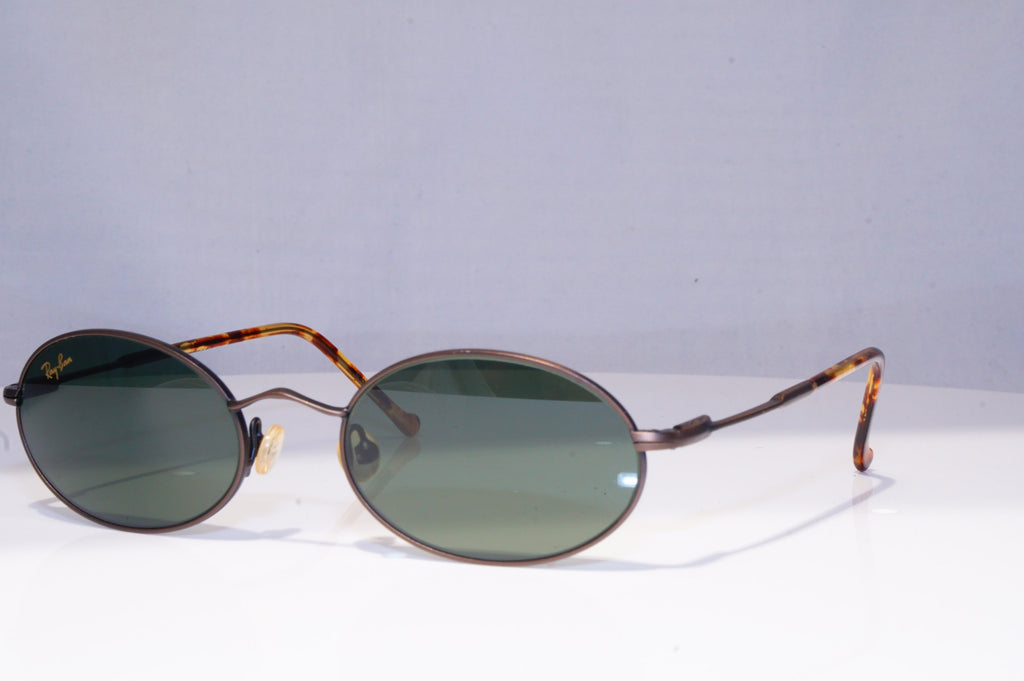 RAY-BAN Mens Unisex Vintage 1990 Designer Sunglasses Brown Oval W2655 BRN 18868