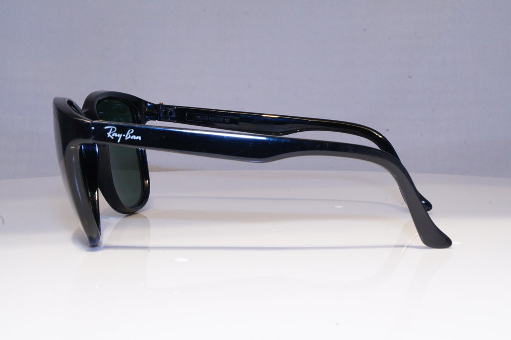 RAY-BAN Mens Diamante Designer Sunglasses Black Wrap BAUSCH LOMB BLK 19583