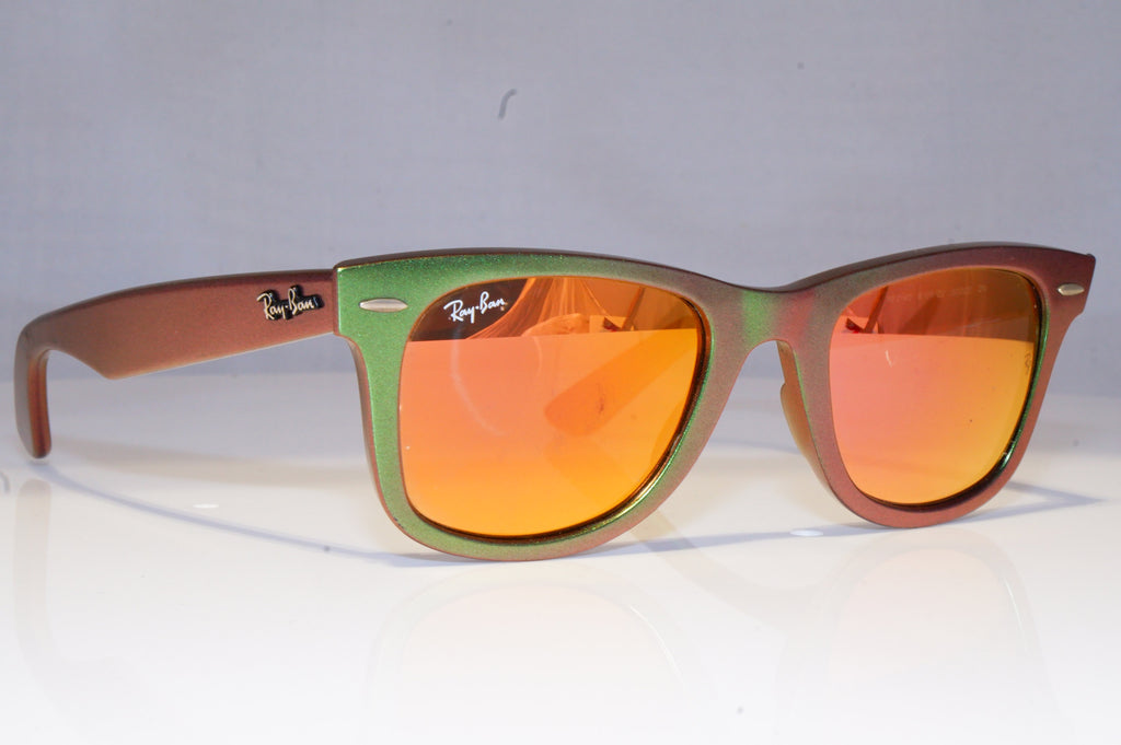 RAY-BAN Mens Mirror Sunglasses Green Wayfarer COSMO VENUS RB 2140 6109/Z2 20552