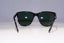 RAY-BAN Mens Diamante Designer Sunglasses Black Wrap BAUSCH LOMB BLK 19583