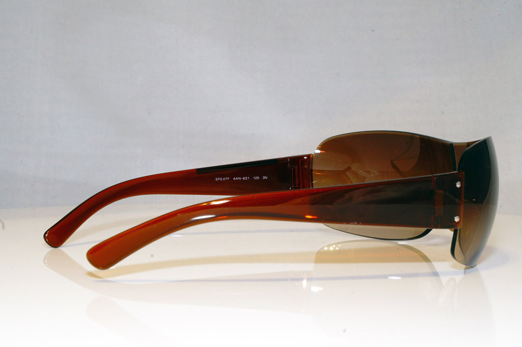 PRADA Mens Designer Sunglasses Brown Shield SPS 07F 4AN-6S1 17804